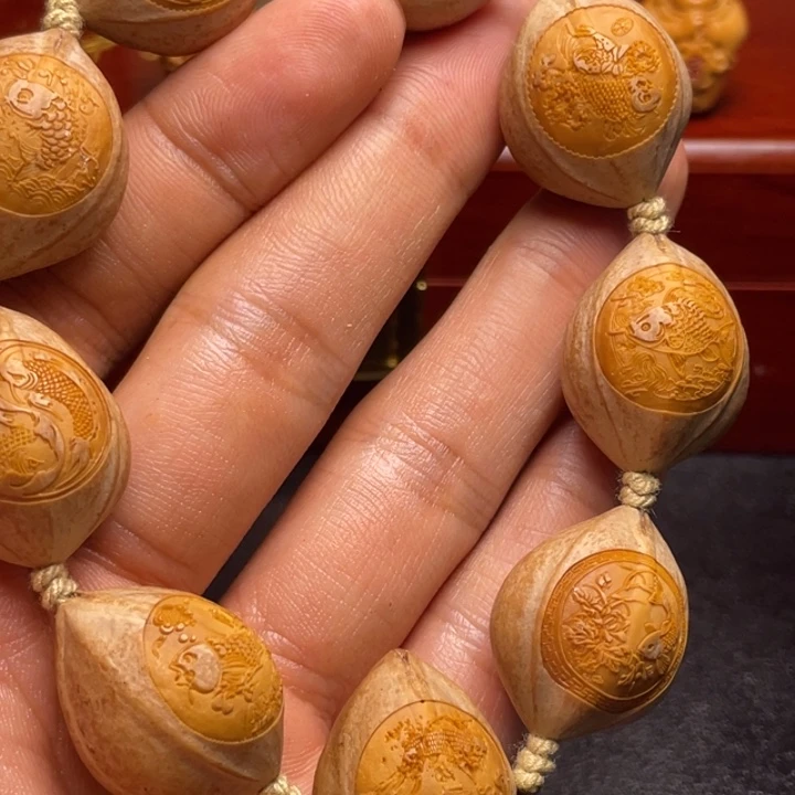 橄榄核手串/手链橄榄绿