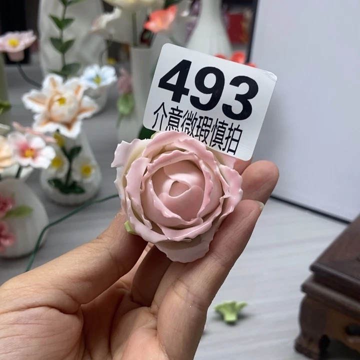 陶瓷手工制作陶瓷花