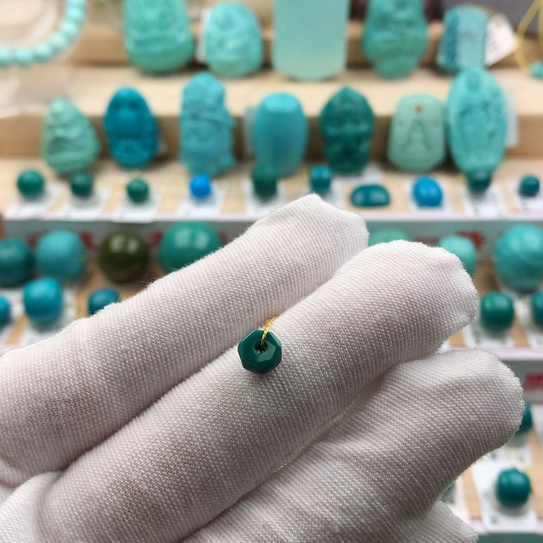 绿松石未镶嵌配饰6.5