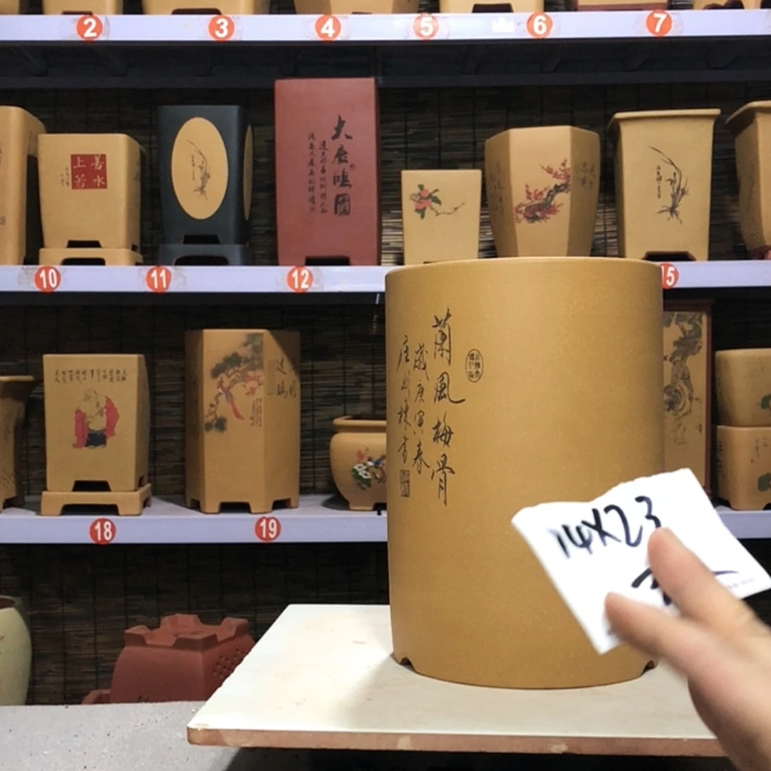 【闪购商品】紫砂花盆谋*手工制作