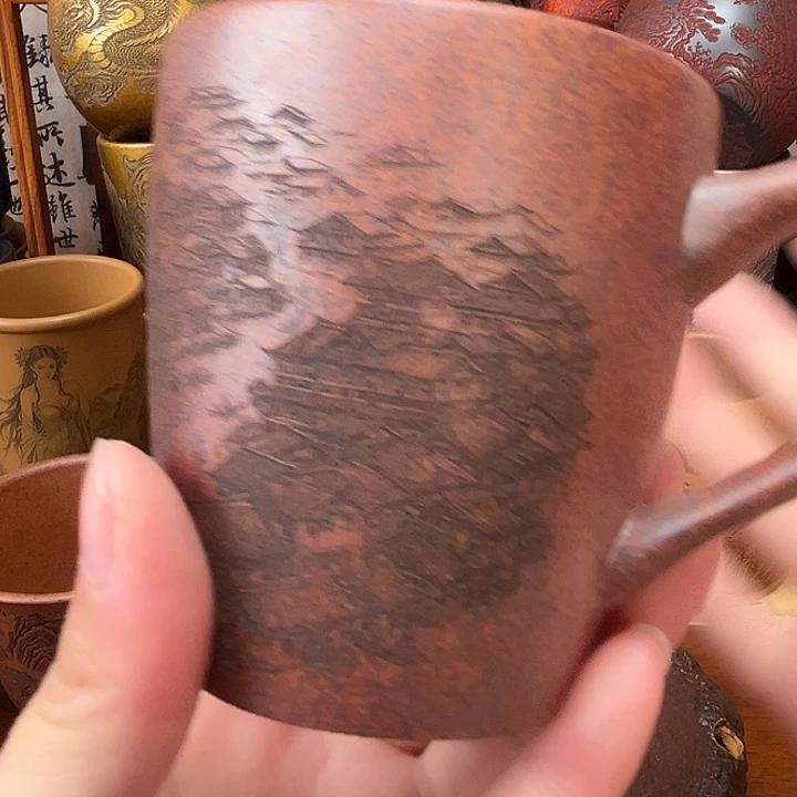 茶杯紫砂宜兴紫砂茶具正品