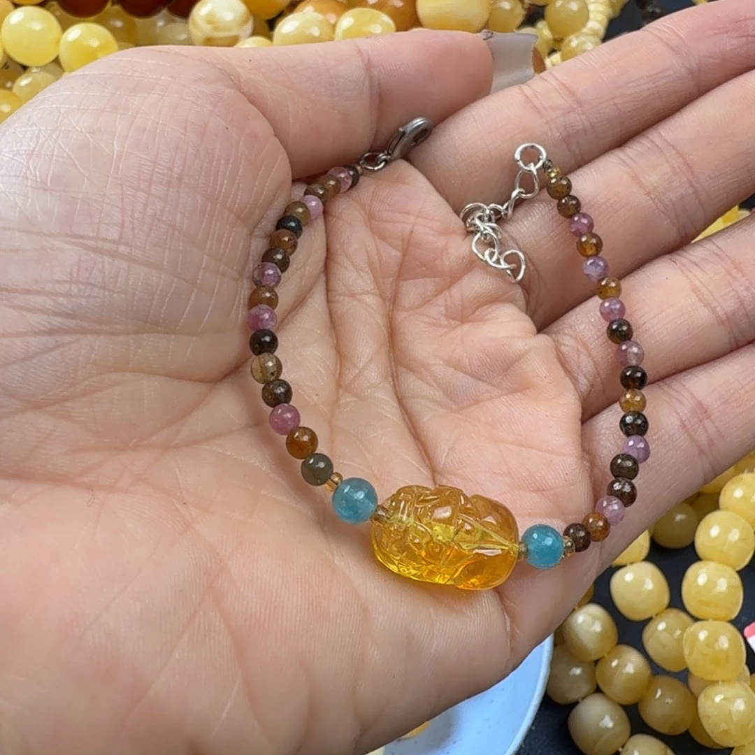 琥珀未镶嵌珠宝奇石