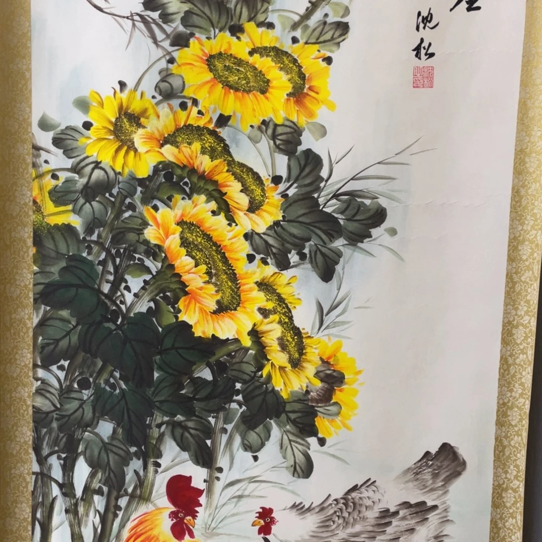 国画老师手绘作品w