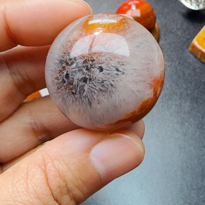 玛瑙/玉髓战国红玛瑙未镶嵌猫*咪