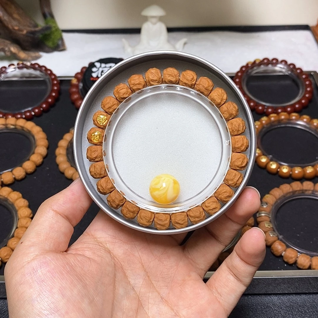 猴头核桃手串全品无暇日进斗金龙蛇之变尺寸10左右加配饰