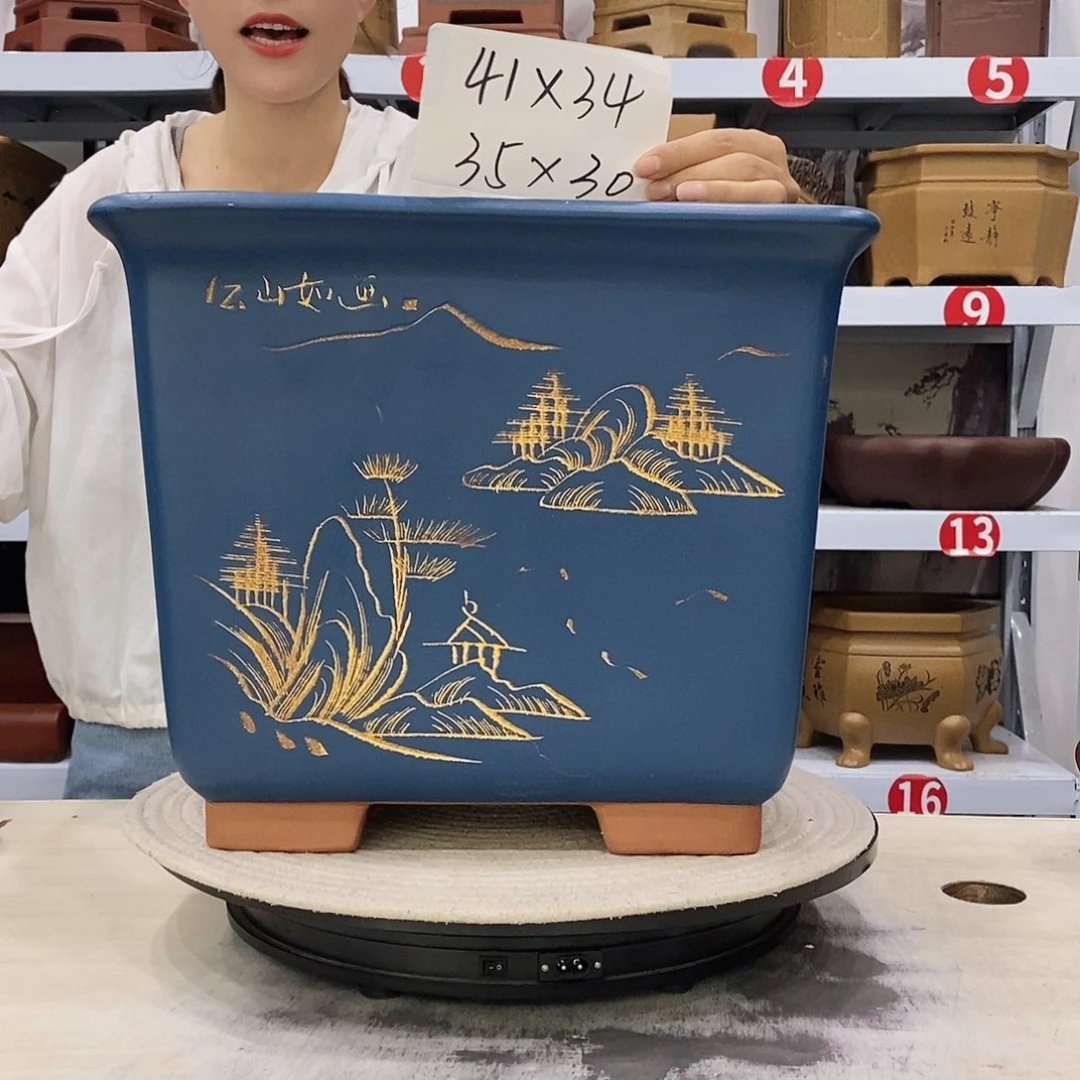 紫砂花盆紫砂花盆