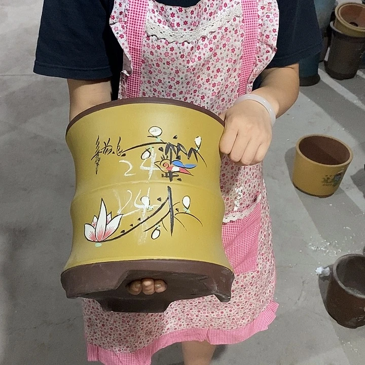 紫砂花盆紫砂花盆