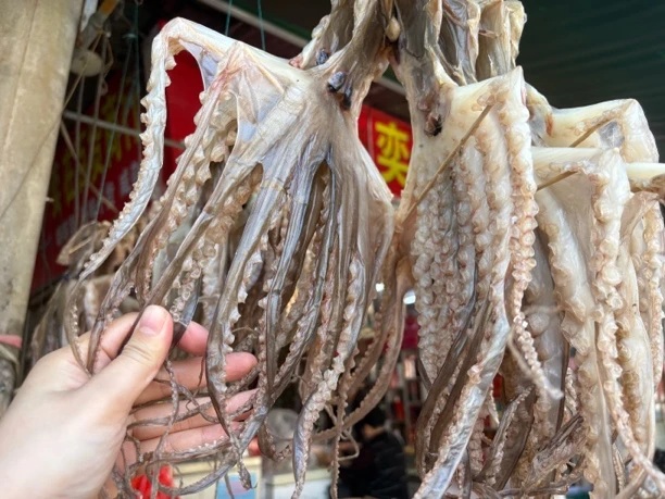 碣石本港特大号八爪鱼干天然风干潮汕口味章鱼头干