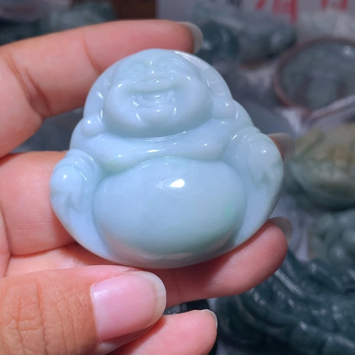 翡翠未镶嵌颈饰保真天然A货翡翠