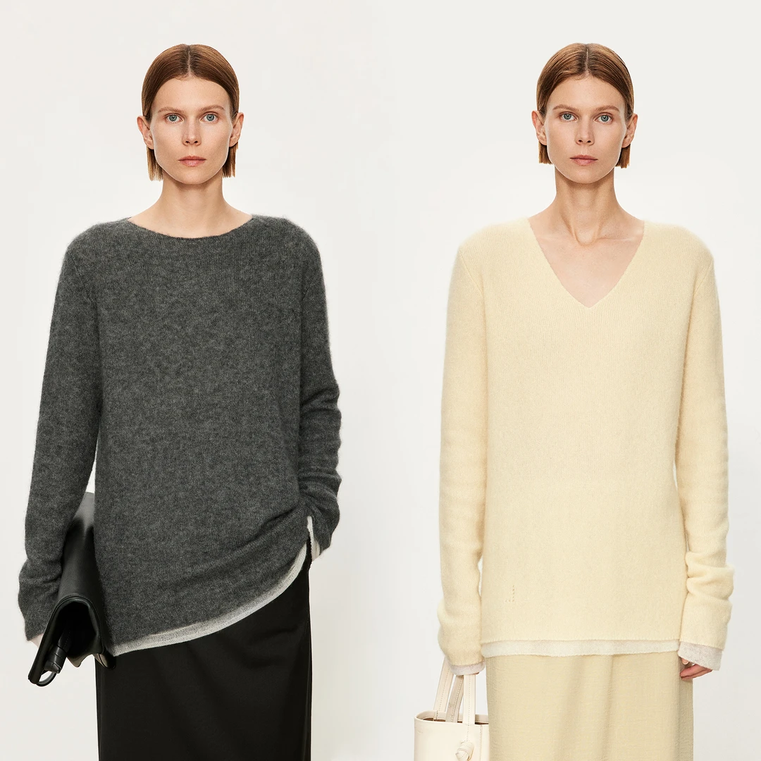 【商场同款新品】JOC云柔裸感 双层假2件_双面穿镂空LOGO设计心机毛