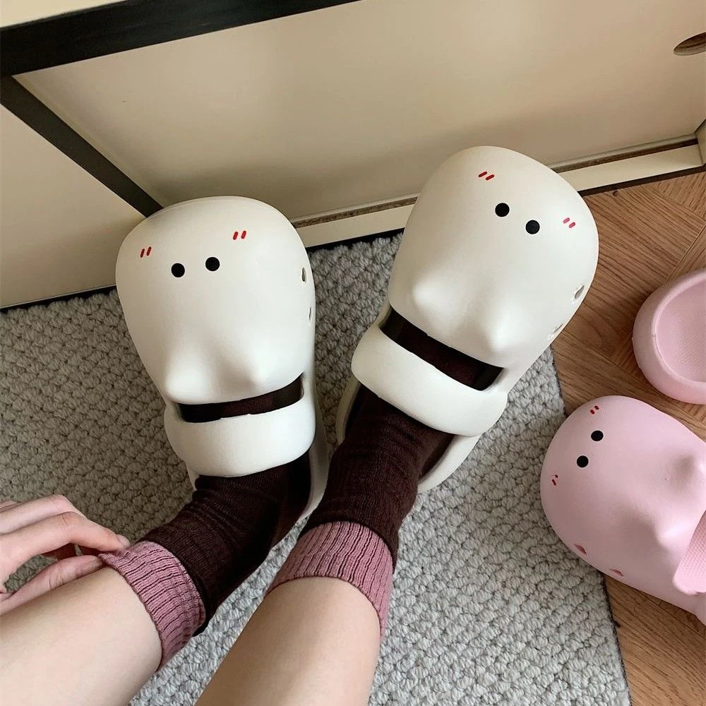 网红软底可爱小猫咪拖鞋女防滑夏季时尚百搭包头半拖鞋防臭外穿女