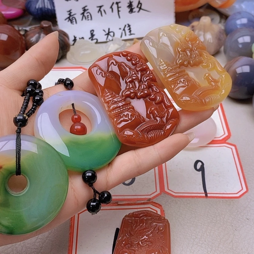 【闪购商品】未镶嵌玛瑙/玉髓珠宝半成品之**行