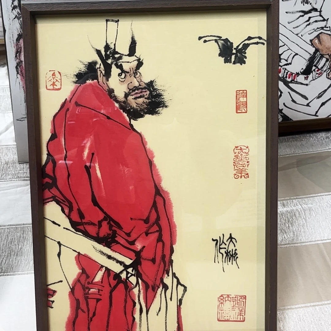 国画张彬带框精装裱福利