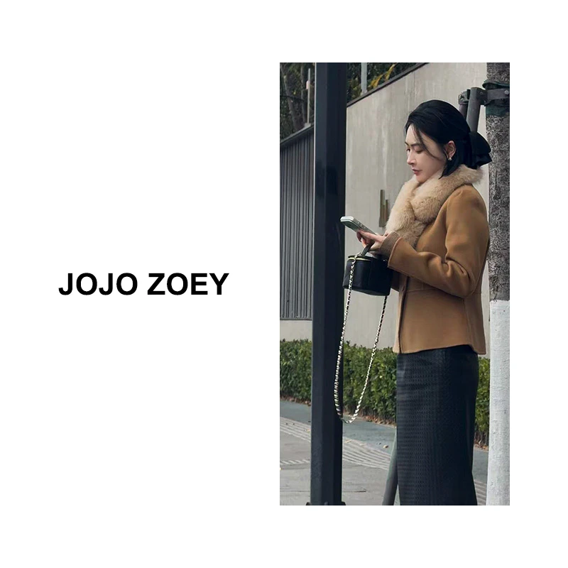 JOJO ZOEY【 玛德琳千金】~山羊绒+超细澳洲羊毛复古外套wt-GL022