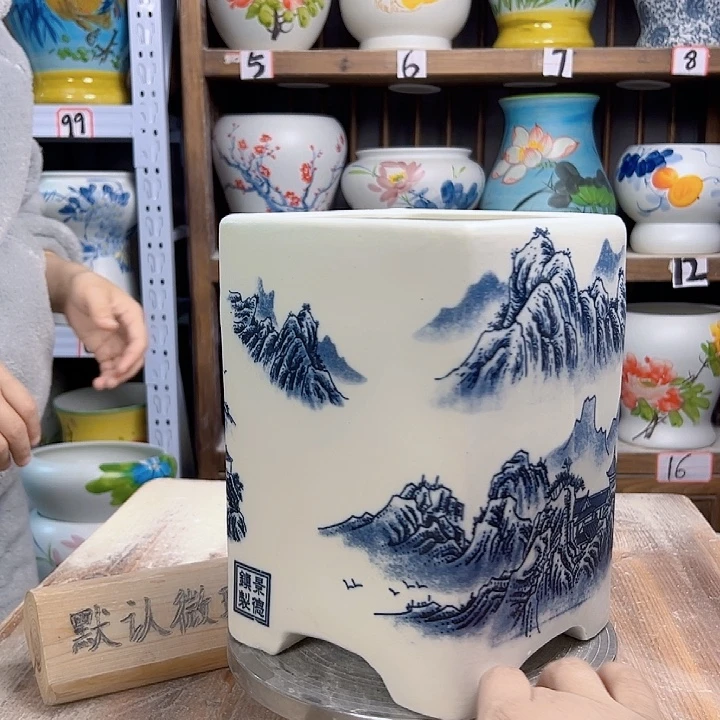 陶四方盆上水新款新款陶瓷陶瓷