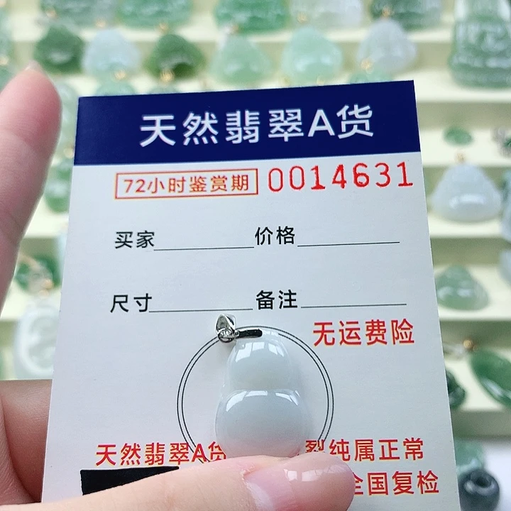 颈饰未镶嵌翡翠吊