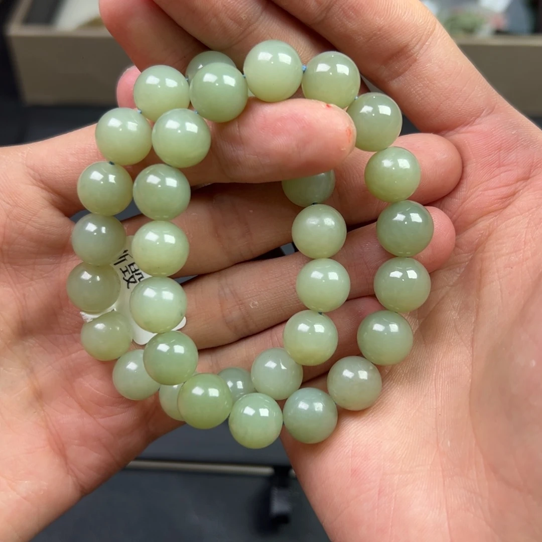 和田玉手链未镶嵌且末蓝卡12多样性拍一发一