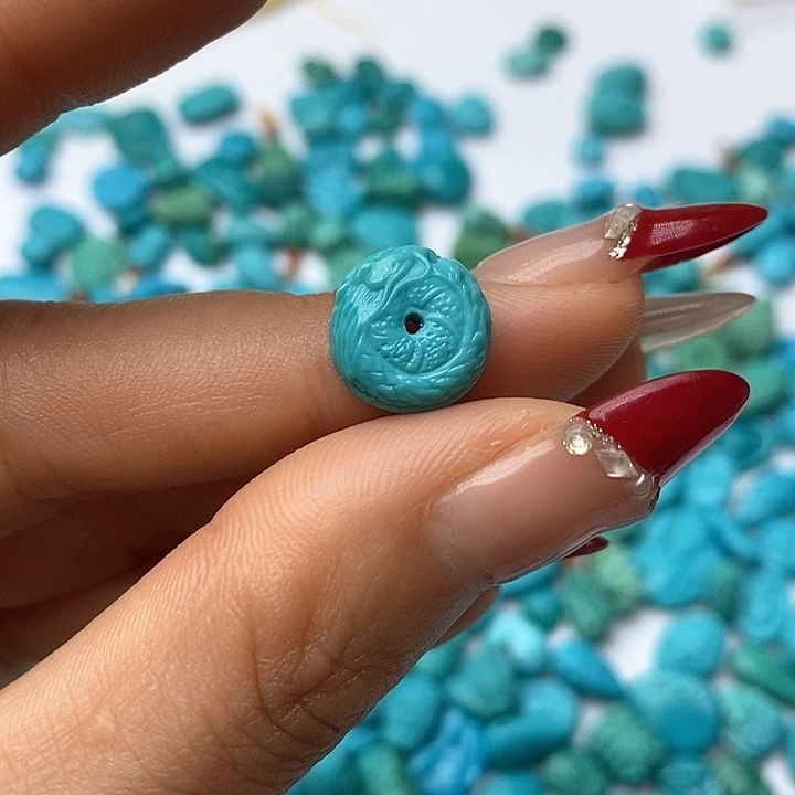 绿松石珠宝奇石未镶嵌