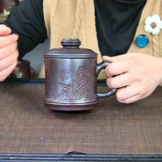 紫砂茶杯高货放漏