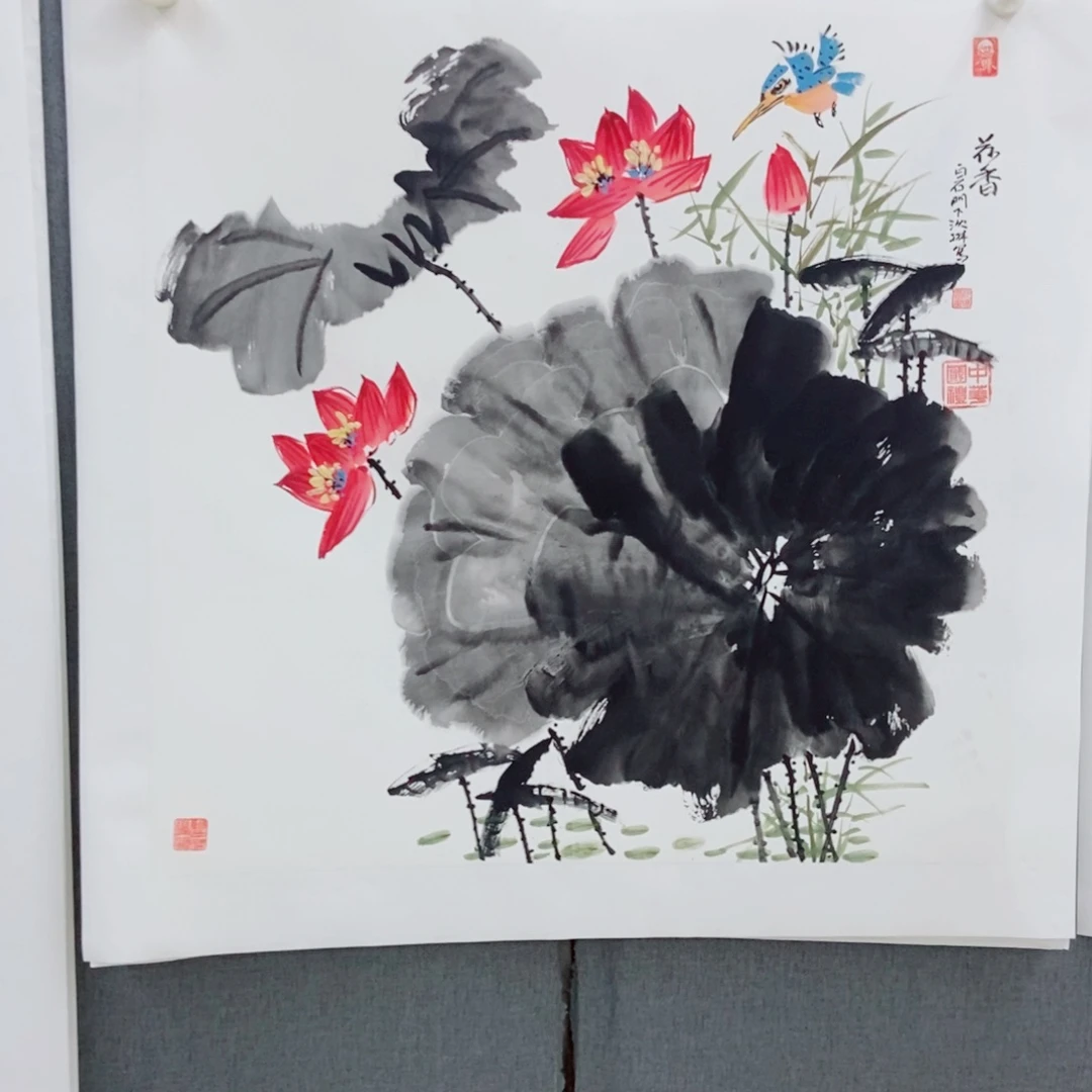 格***拉国画手写手绘国画60