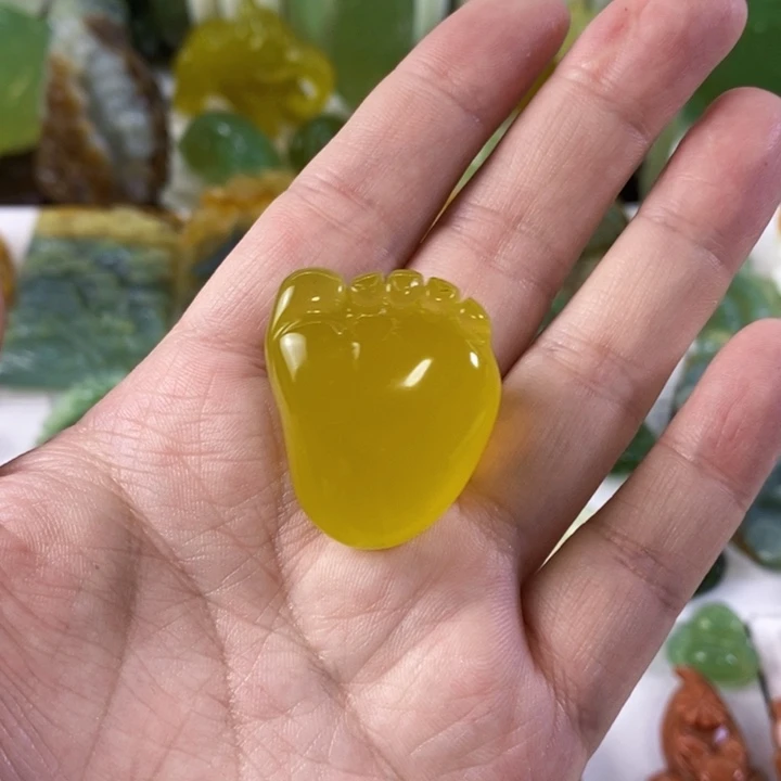 未镶嵌岫玉挂件吊坠