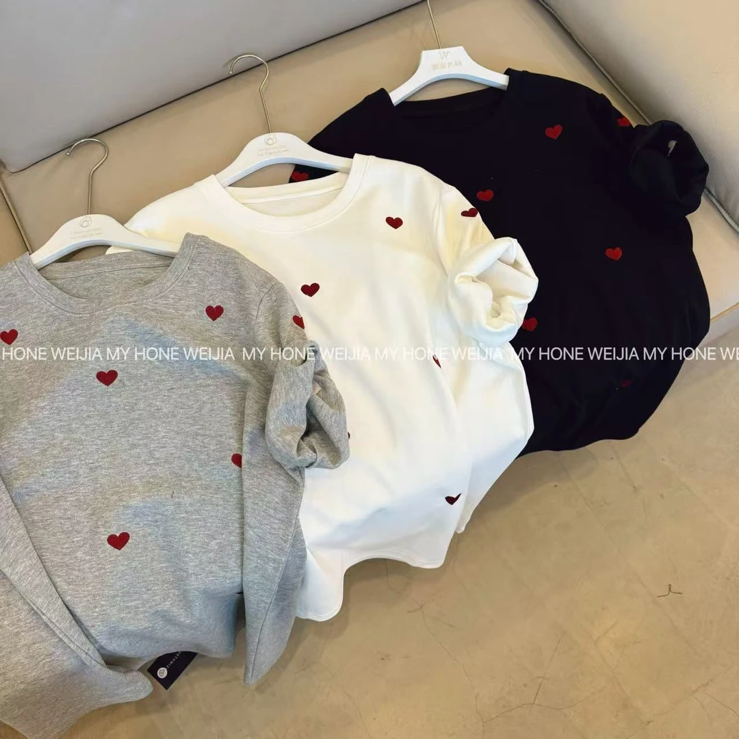 【WJ】春款 2375 三色爱心时尚上衣（3-6）