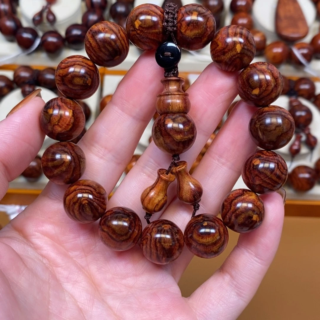 黄花梨/降香黄檀手串/手链空**声海南黄花梨1.5