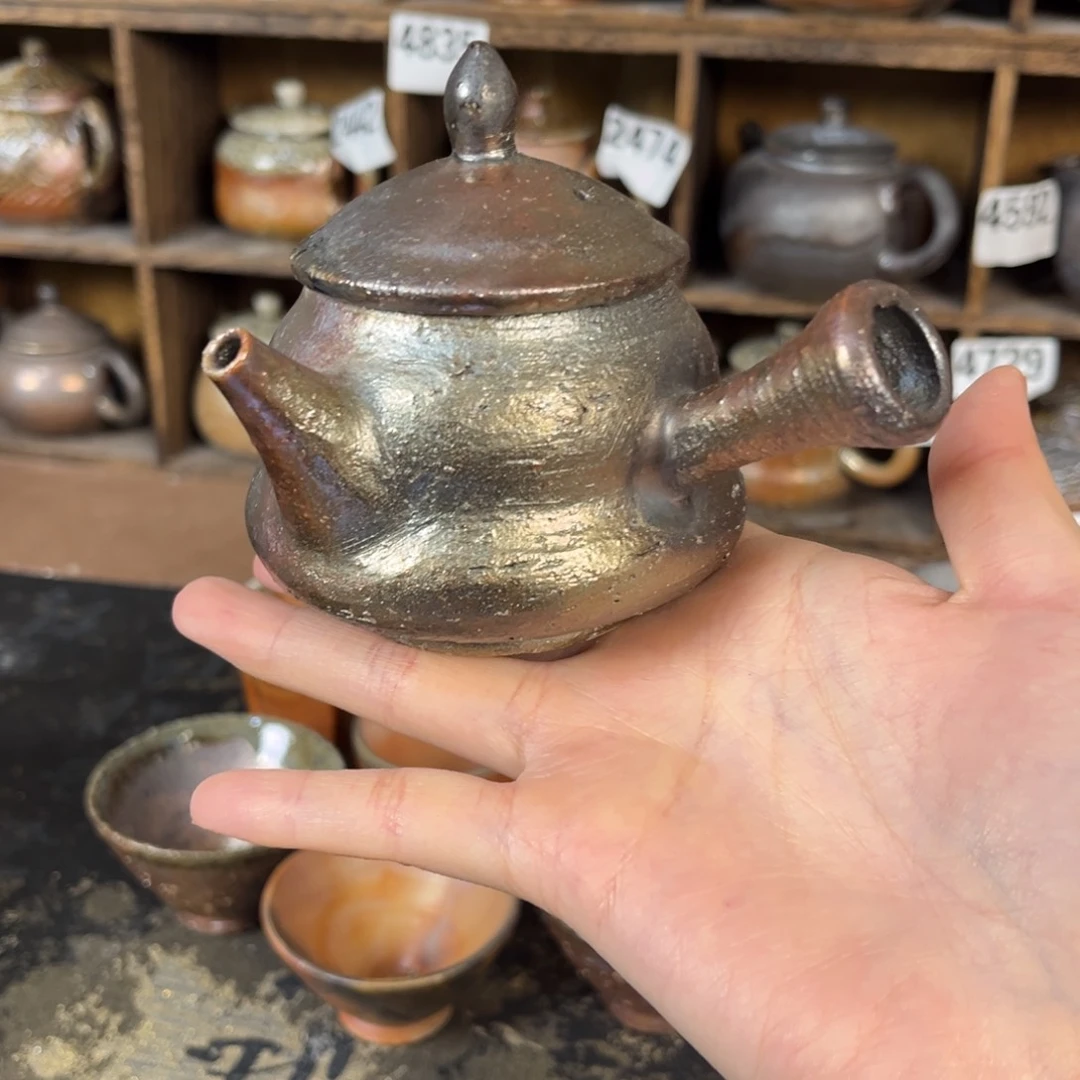 摆件柴烧茶器主人壶壶