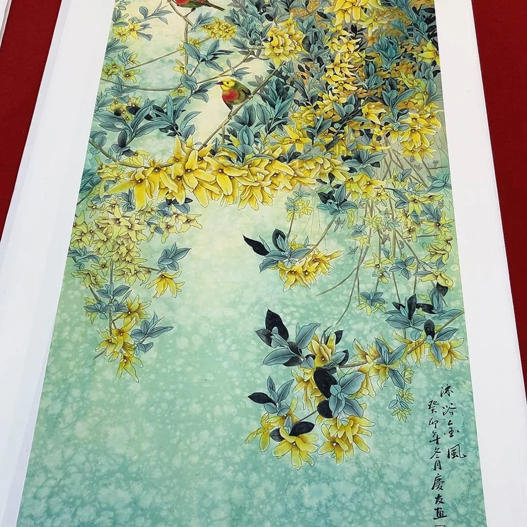 国画手绘作品国会作品