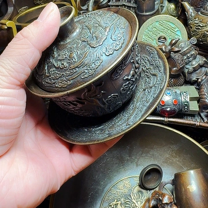 铜器摆件收收藏藏