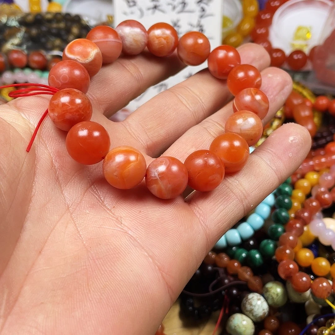 你***嘛玛瑙/玉髓未镶嵌手链54034