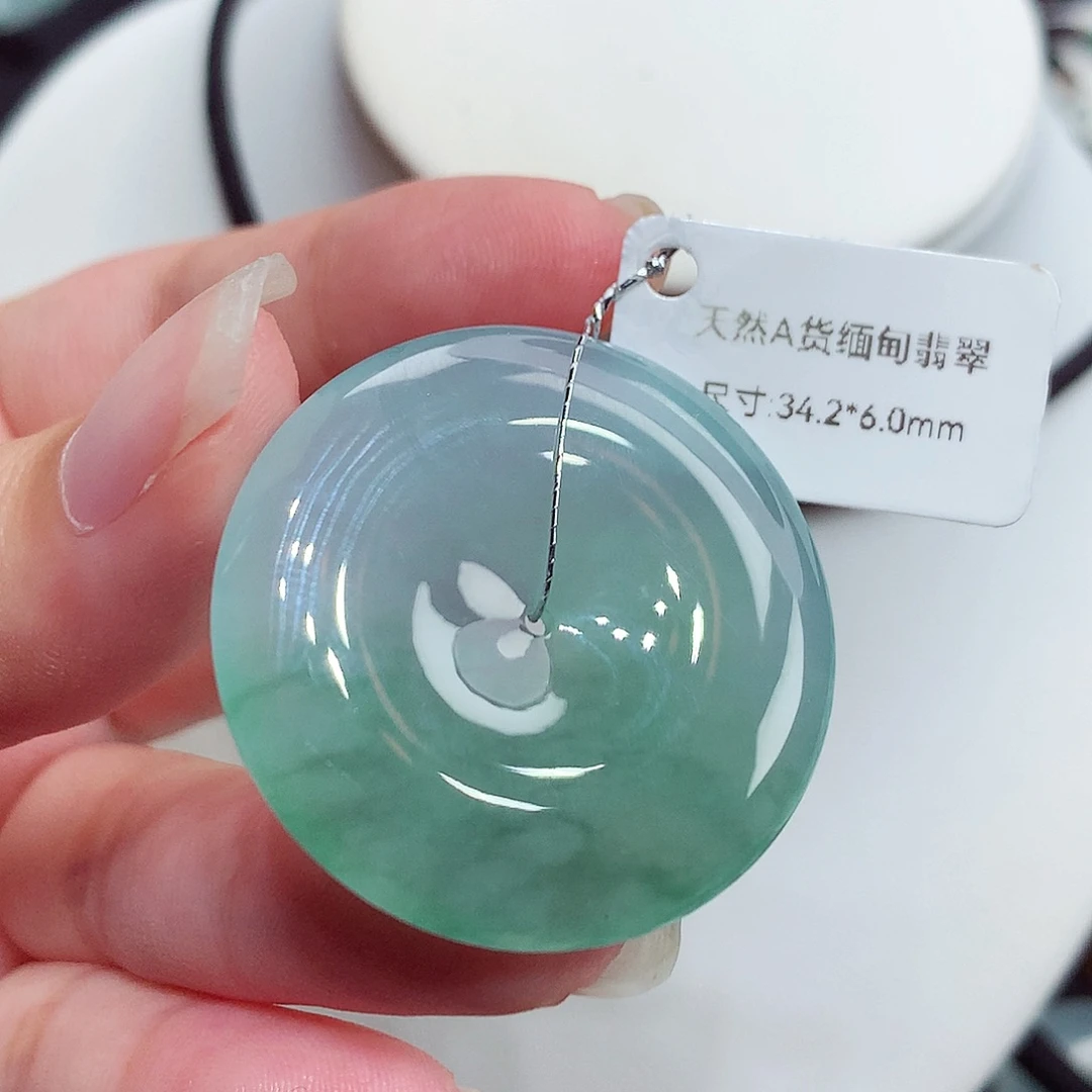 翡翠未镶嵌颈饰翡翠79，34.2/6
