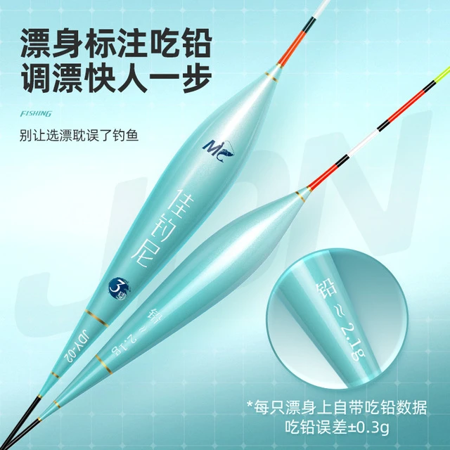 佳钓尼水晶尾浮漂套装全套醒目高灵敏浅水轻口鲫鱼漂行程鲢鳙鱼漂