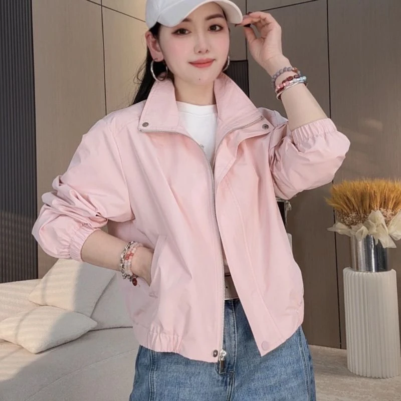 2025新款春秋爆款欧若风休闲女士冲锋衣外套休闲百搭洋气薄款上衣