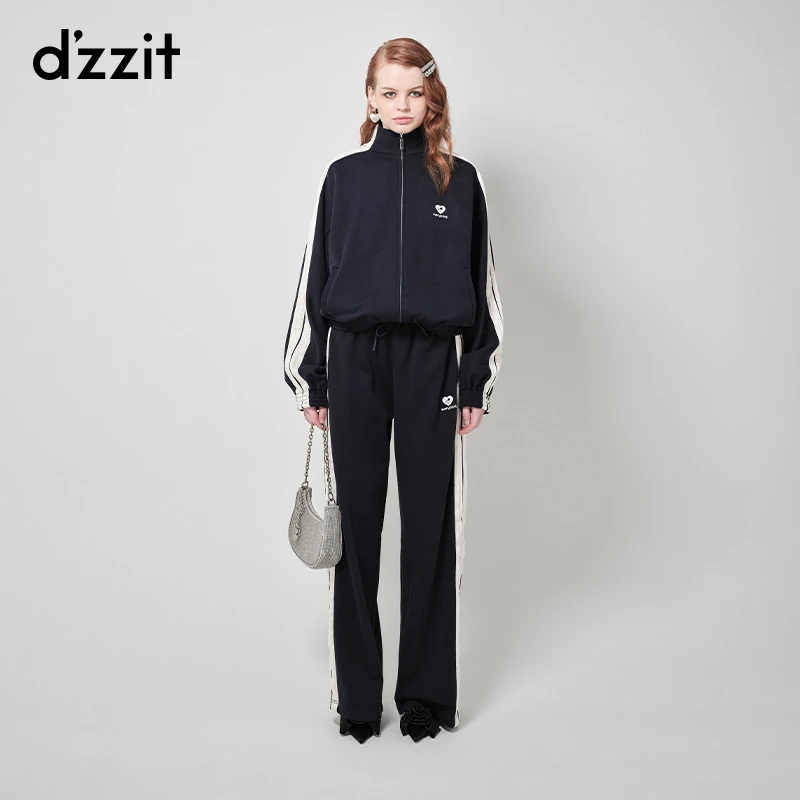 虞书欣同款dzzit地素薄绒运动外套秋冬上衣3H4F443