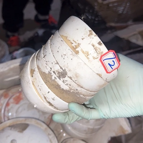 瓷片6个库存10.5厘米72