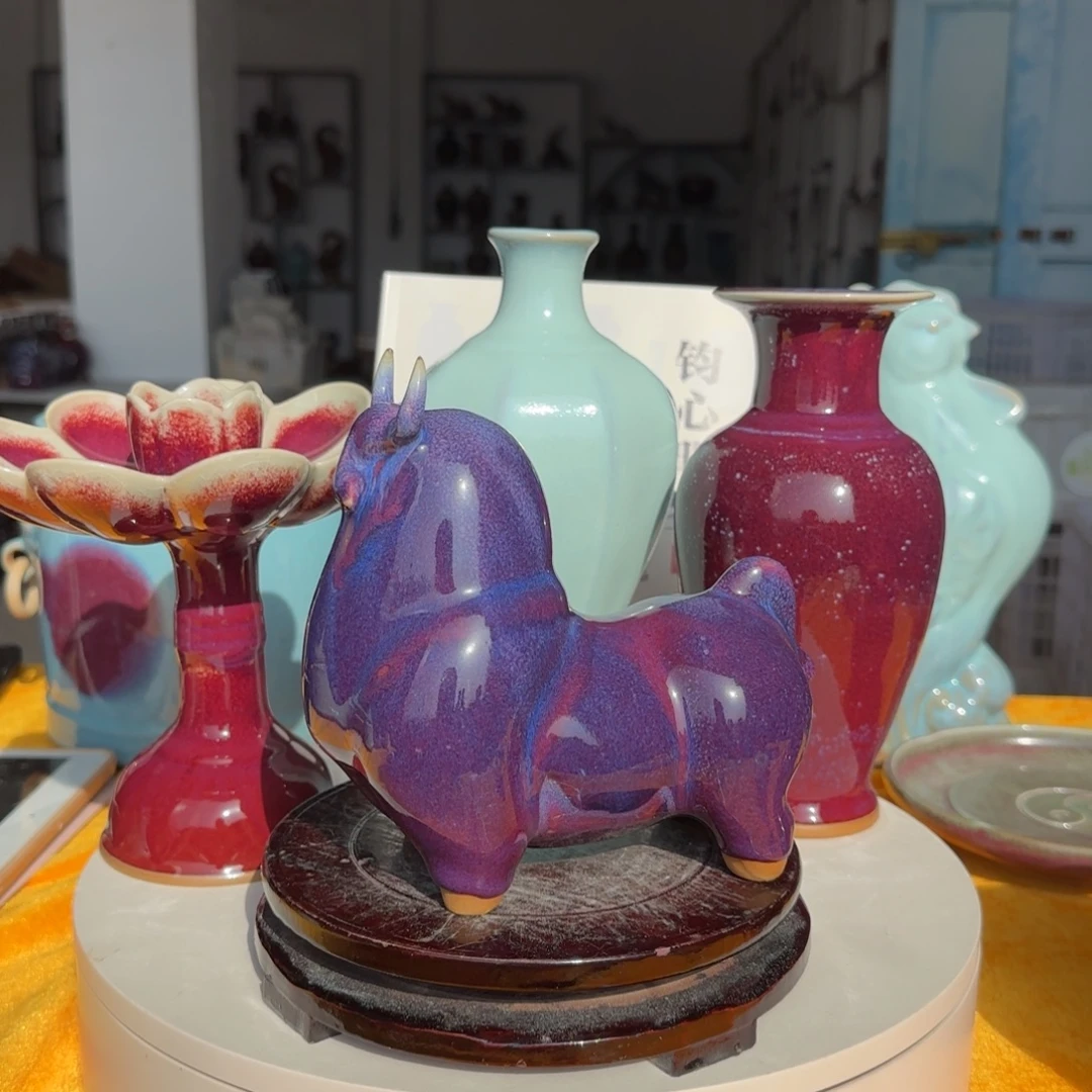 摆件陶郑家钧瓷摆件