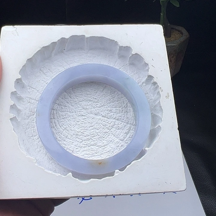 未镶嵌特色紫罗兰55-57定制翡翠