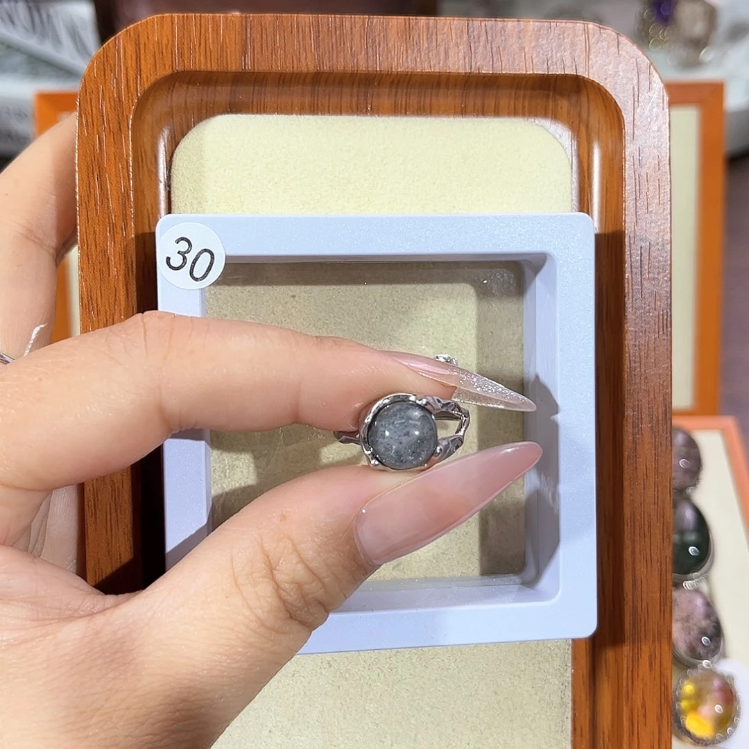 戒指银S925镶嵌水晶y****m