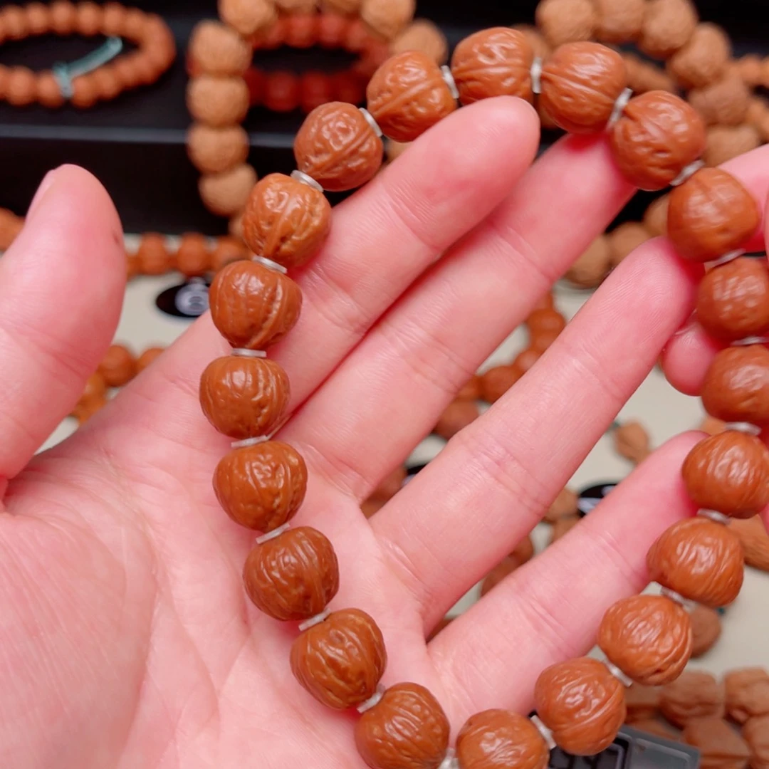 吊坠文玩核桃一**洲京八棱