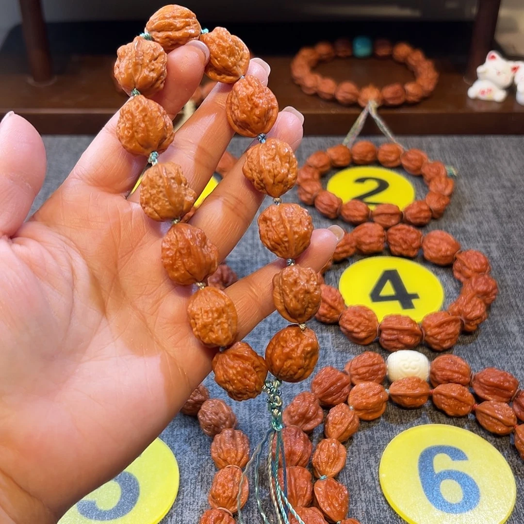 文玩核桃手串小金蟾