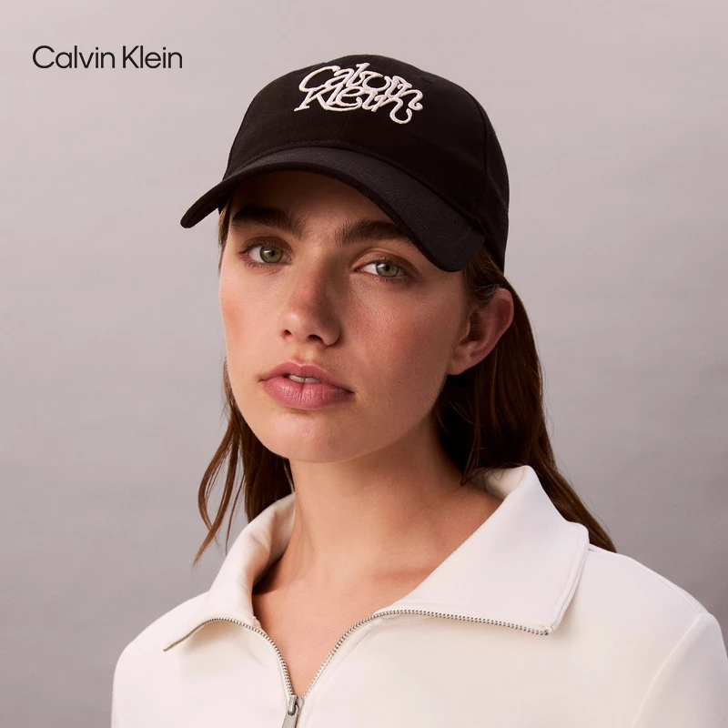 【新年礼物】CK Jeans25秋季男女情侣中性刺绣字母休闲纯棉棒球帽