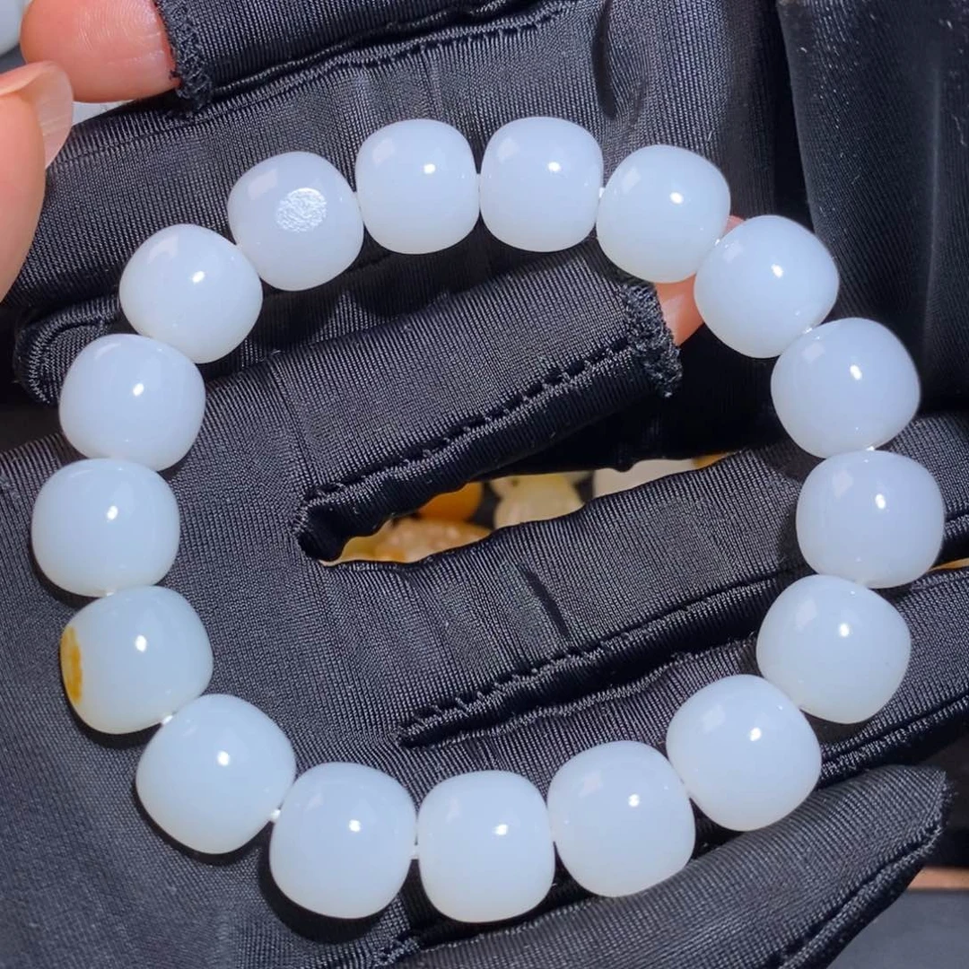 和田玉未镶嵌套链怡**过