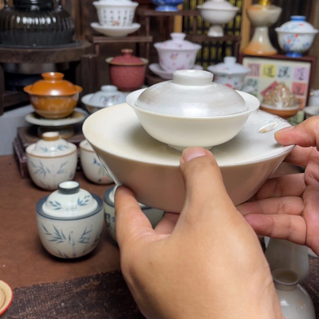 爱***风素铭品瓷釉下彩茶具