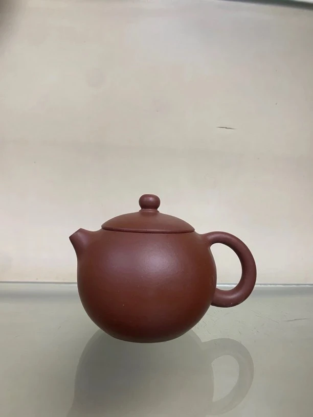 原矿底槽清四号井全手工西施壶紫砂壶容量180毫升左右