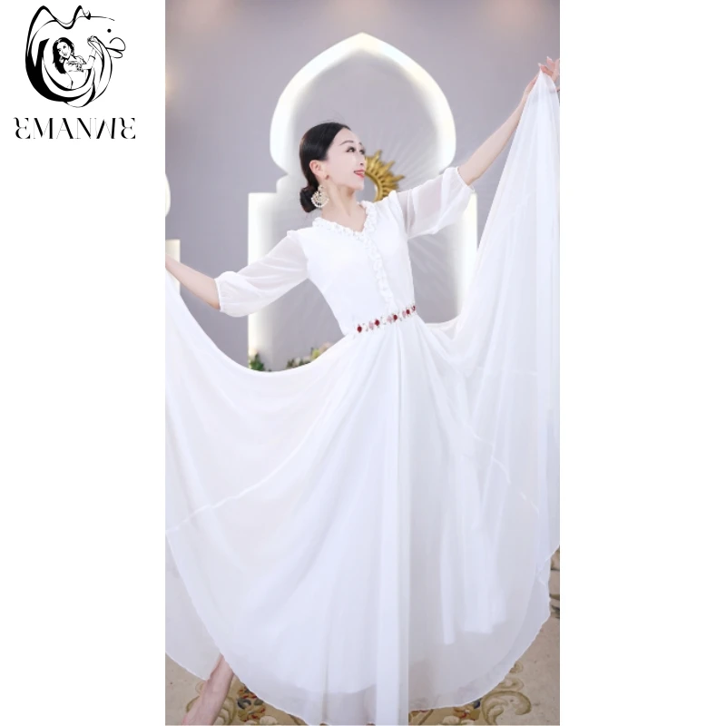 【现货+运费补贴】A6131依曼之舞异域风情气质显瘦跳舞大摆舞蹈服