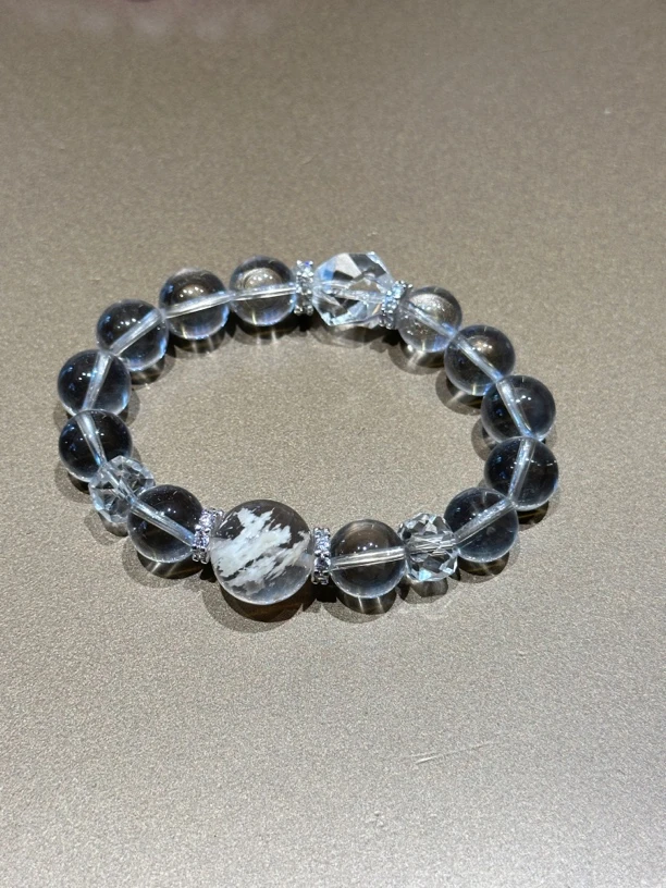 净体白水晶➕雪花幽灵