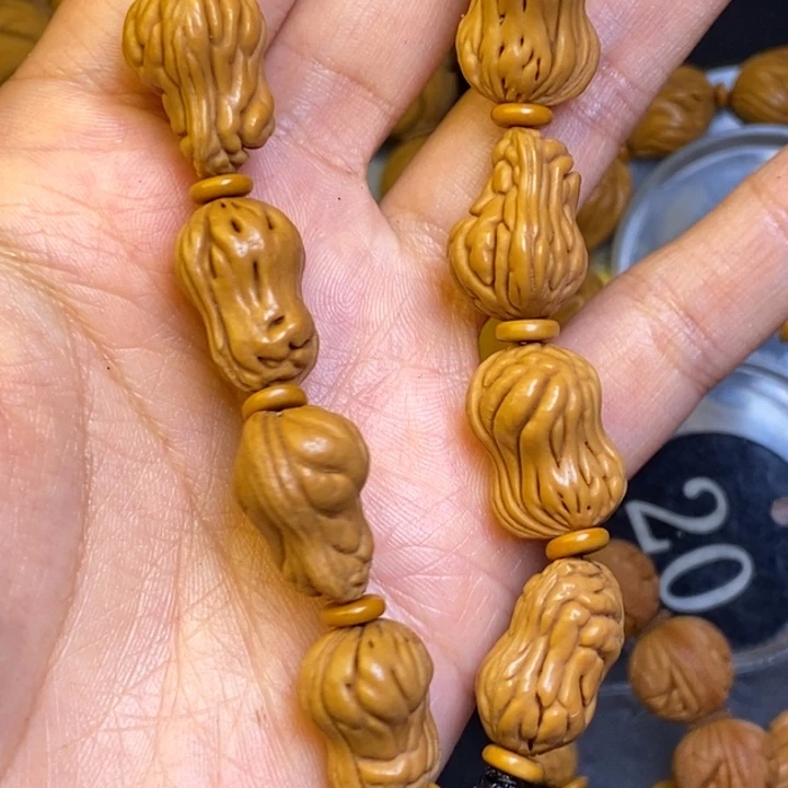 桃核吊坠秦岭龙纹桃核22