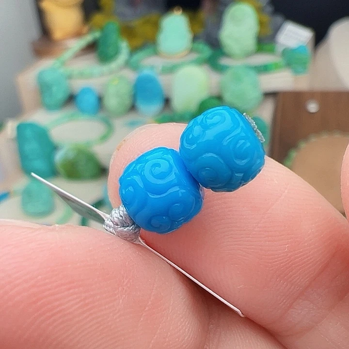 绿松石未镶嵌主播万珍