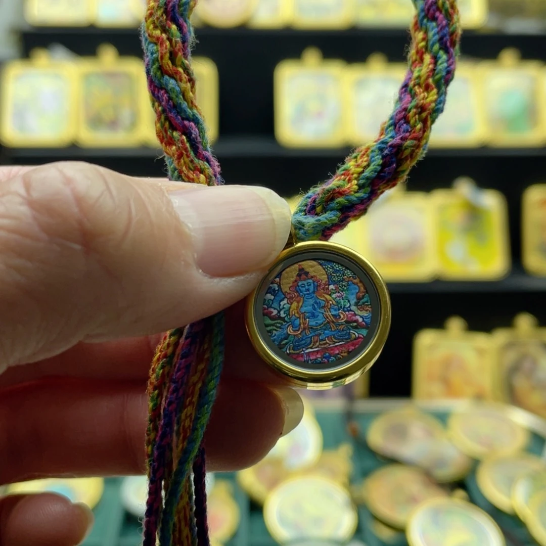 吊坠天*唐卡等多种形式的艺术形式和